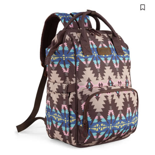 Wrangler Women's Southwestern Print Diaper Bag