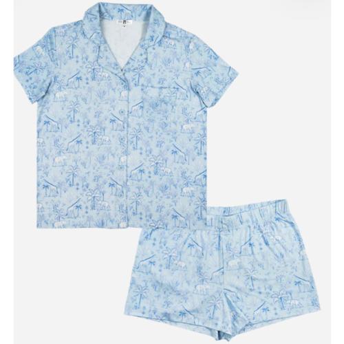 Womens PJ's Short Sleeve (Wild Wonders) – Snuggle & Slumber