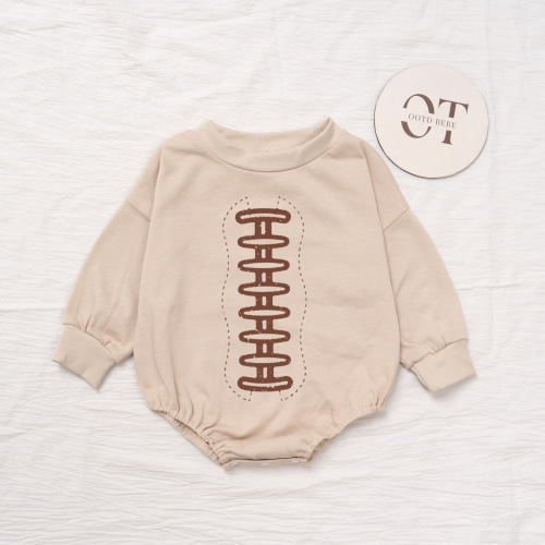 Baby Football Bubble Romper