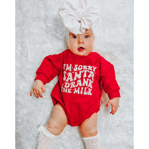 I'm Sorry SANTA I Drink The Mikl Romper
