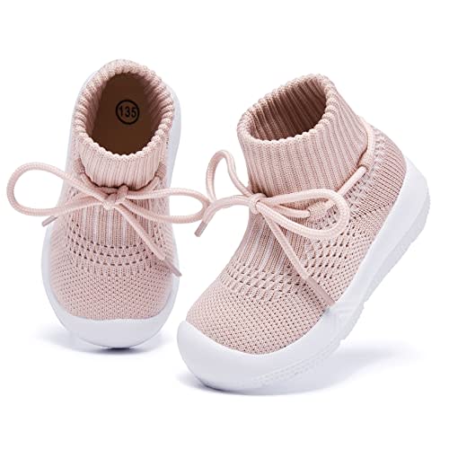 MORENDL Baby Sock Shoes Toddler Sneakers Infant Tennis Slip On Walking Shoes Boys & Girls Non-Slip Slippers