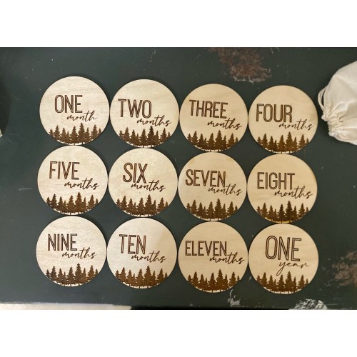 Baby Milestone, Baby announcement, baby photo prop, Boy Baby