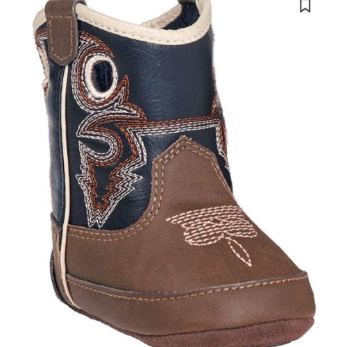 Double Barrel Infant Boys' Trace Baby Bucker Boots - Round Toe
