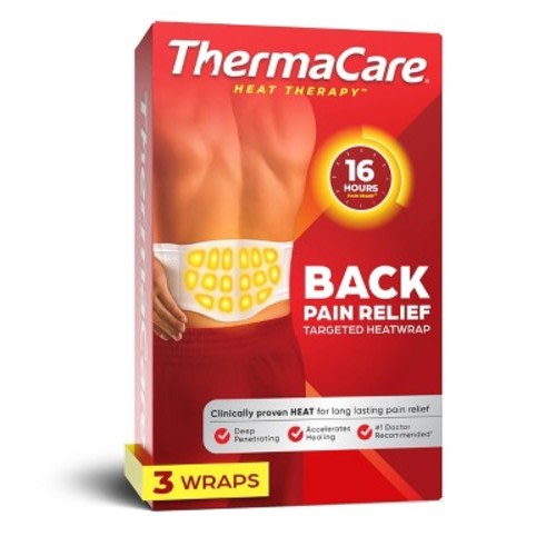 ThermaCare Lower Back/Hip Heatwrap - 3ct