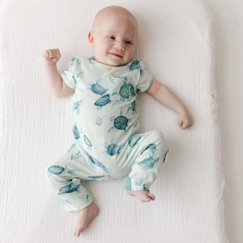 Turtle Bay Short Long Romper Luxe Edition | Cotton Bamboo Blend