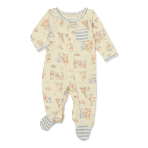 Disney Baby Wishes + Dreams Winnie The Pooh Infant Baby Footed Sleep N Play, Sizes Preemie-6 Months