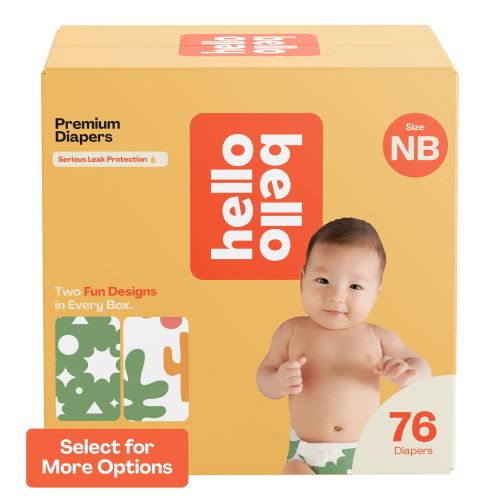 Hello Bello Baby Diapers, Size Newborn, Multicolor, 76 Count (Select for More Options)