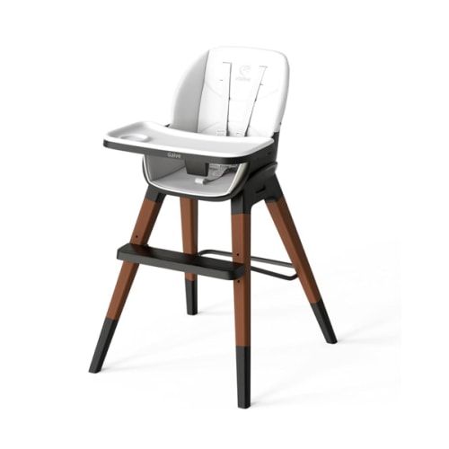 8 in 1 Convertible Wooden High Chair, Adjustable Baby High Chair for Babies and Toddlers with Tray, Easy to Clean, Grow with Family|Booster|Learning Table|High Stool