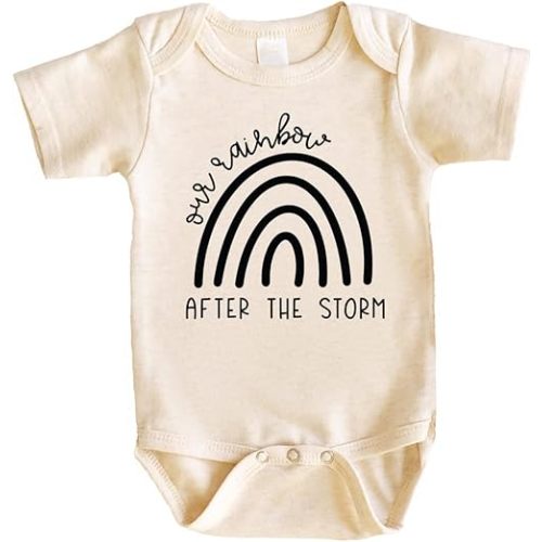 Bump and Beyond Designs Pregnancy Announcement, Rainbow After the Storm