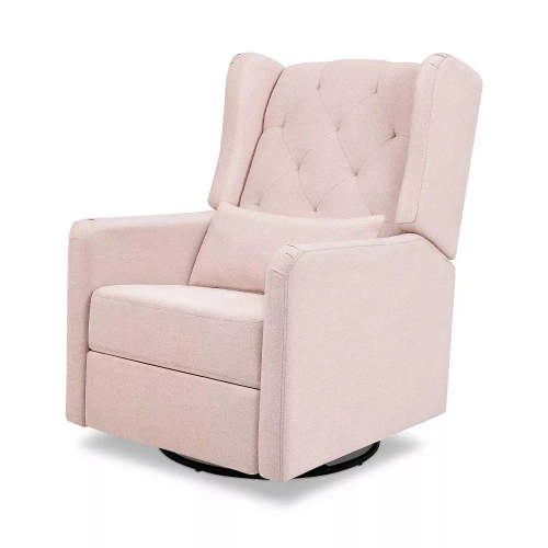 Everly Recliner - Performance Pale Blush Pink Eco-Weave