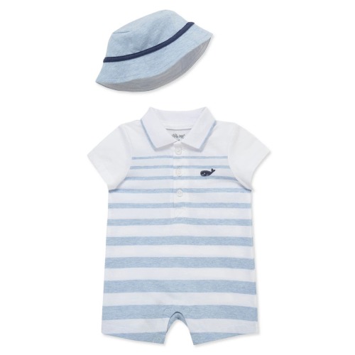 Stripe Romper & Hat