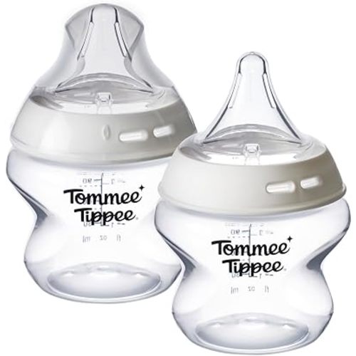Tommee Tippee Newborn Baby Bottles, Triangular Nipples, 0m+, 5oz