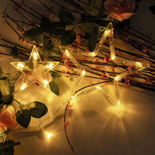 The Holiday Aisle® Star Christmas Lighted Window Décor | Wayfair