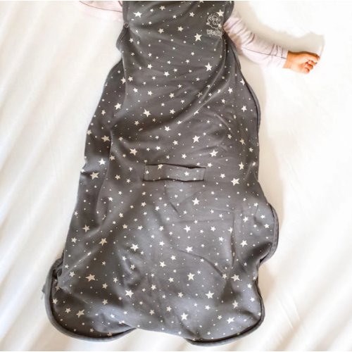 Size Baby, Color Star Gray | 4 Season® Ultimate Baby Sleep Bag, Merino Wool & Organic Cotton, Star Gray