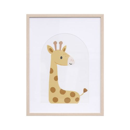18" x 24" Nursery Animals Framed Wall Art