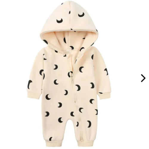 Baby Jumpsuit | Soft Cotton Fabric with Hooded Design | Cozy Warmth for Cold Days – Beekee