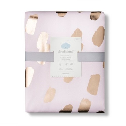 Blackout Curtain Panel Rose Gold Dash (84") - Cloud Island™ Rose Gold