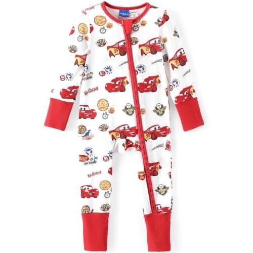 Disney Baby Organic Cotton Zip Footie Clothes Romper Outfit for Nb to Inf