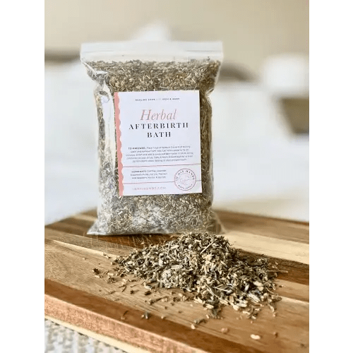 Herbal Postpartum Bath by in His Hands. 12 Ounces of Handmade Soothing Herbs and Sea Salt for Postpartum. Healing, Relaxing, Soothing Bath for Postpartum Recovery.