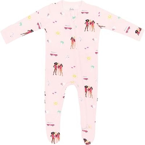 KYTE BABY Unisex Zipper Closure Footies, Rayon Made From Bamboo, 0-24 Months