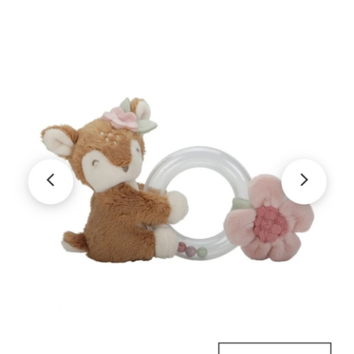 Fairy Garden Rattle Ring Deer