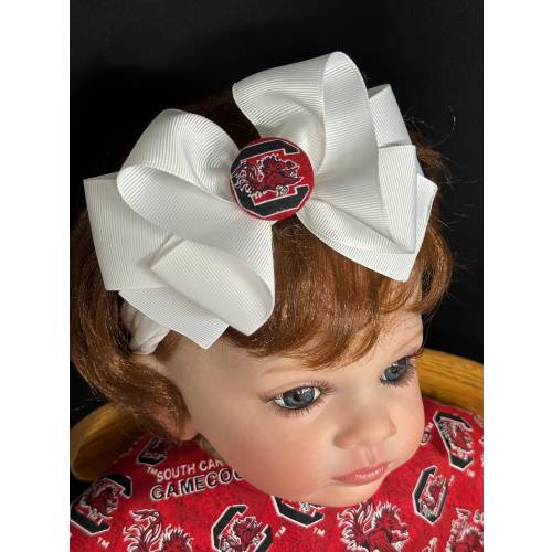 South Carolina Baby Headband with Bow