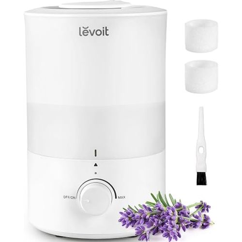 Levoit Humidifiers for Bedroom, Quiet, 3L Cool Mist, Essential Oil Diffuser