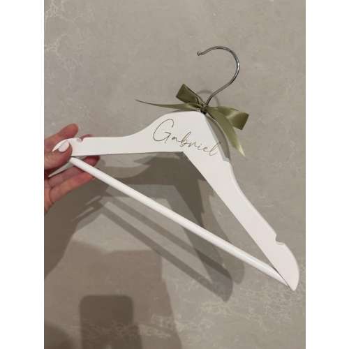 Personalised Baby Coat Hanger | Christening | Baptism | Keepsake
