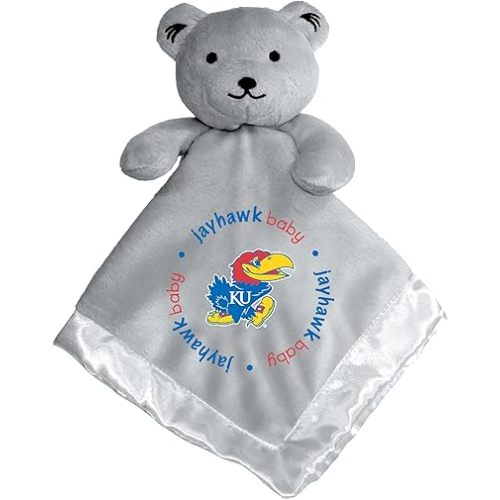MasterPieces Baby Fanatic NCAA Kansas Jayhawks Security Bear Blanket, One Size, Gray
