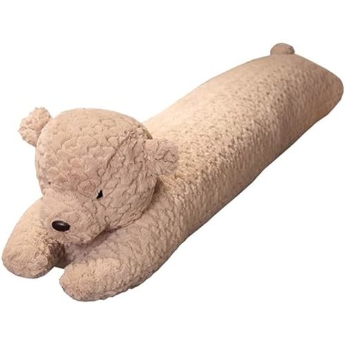 Bear Plush Pillow - Bear Stuffed Animal - 35 inch Bear Long Plush Pillow - Birthday Christmas Valentine’s Day Gift for Kids Boys Girls (Brown)