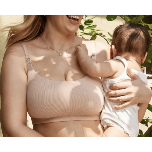 Ribbed Scoop Nursing Bralette