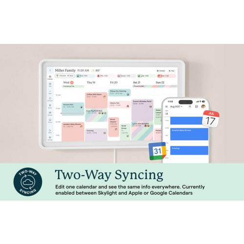 Skylight Calendar | The Digital Calendar for Busy Families