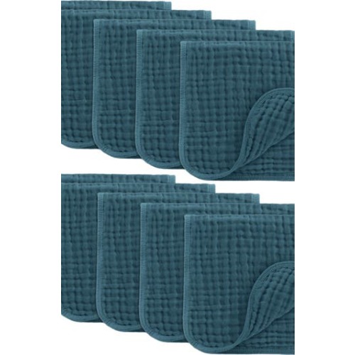 Muslin Burp Cloths - Pack of 10