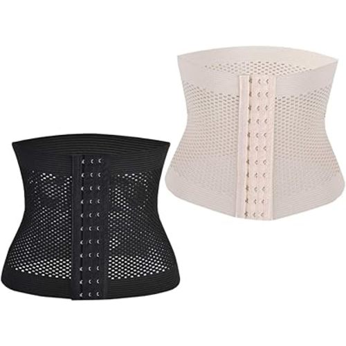 SUPVOX 2Pcs Postpartum Support Recovery Belly Wrap Waist Girdle Support Band Belt Body Shaper for Women Pregnant after Childbirth