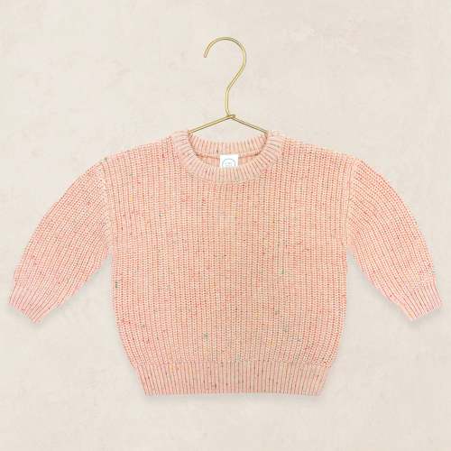 Knit Chunky Sweater - Petal Speckle
