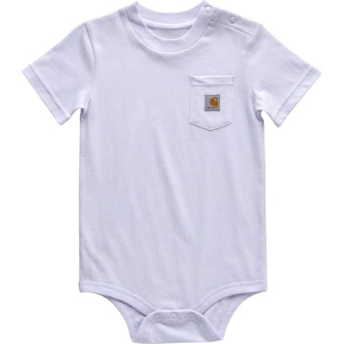 Carhartt Kid's CA5004 Short-Sleeve Pocket Bodysuit