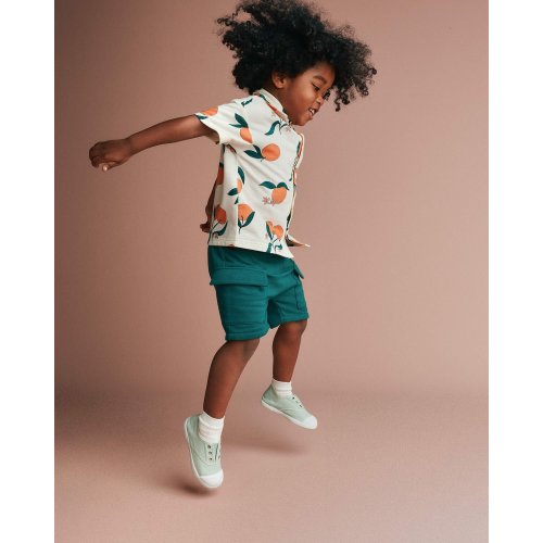 Toddler Boy French Terry Cargo Shorts - Green - Otter Avenue | Carter's