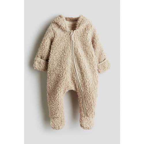 HOODED FLUFFY PRAMSUIT