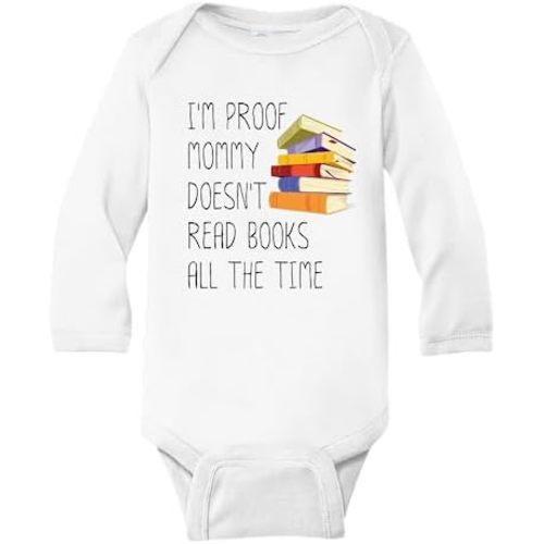Kids Tshirt Baby Onesie® Read Book Funny Mommy Baby Bodysuit Newborn Outfit Baby Shower Gift