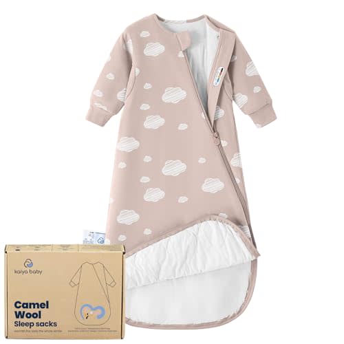 kaiya baby Unisex Sleeping Bag for Babies and Toddlers 1.0 Tog Sleep Sack 0-6 Months, Baby Sleep Sack, Newborn Sleep Sack, Wearable Blanket Baby, One Piece with Sleeves, Gifts for Baby, Pink