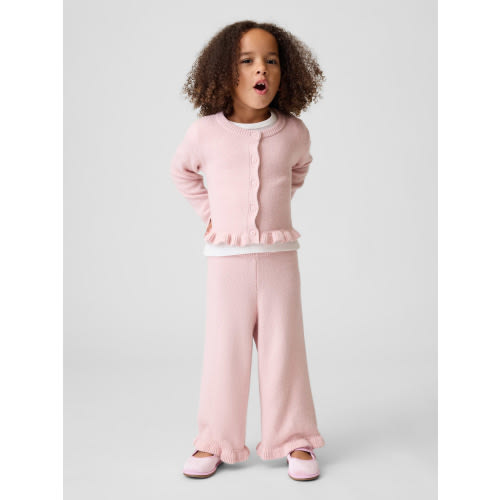 Baby & Toddler CashSoft Ruffle Wide-Leg Pants