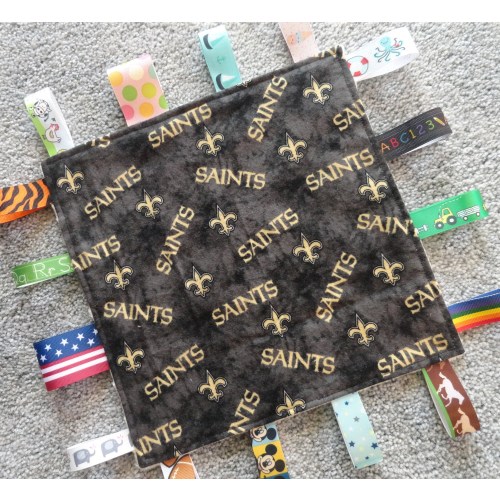 New Orleans Saints/New Orleans Saints Sensory Lovey/New Orleans Saints Baby Gift/New Orleans/New Orleans Saints Lovey/NFL Baby Gift/Football