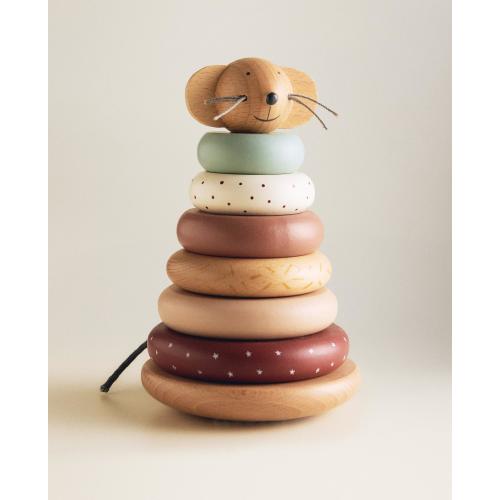 KIDS’ MOUSE BLOCK TOY