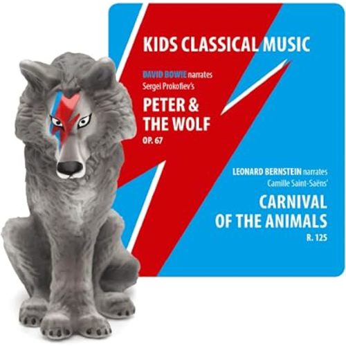 Tonies Kids Classical Music Audio Toy Figurine Featuring Peter & the Wolf and The Carnival of the Animals, narrated by Celebrity Voices