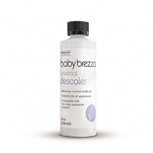 Baby Brezza Descaler 8 oz. Made in USA. Universal Descaling Solution for Baby Brezza and other baby appliances. Removes mineral build-up and extends your machine’s lifespan