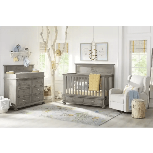 Disney Woodland Adventures 3 Pc Gray Bedroom Set With Crib, Dresser, Changing Table | Rooms to Go