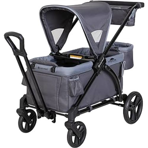 Baby Trend Expedition 2-in-1 Stroller Wagon PLUS, Ultra Grey