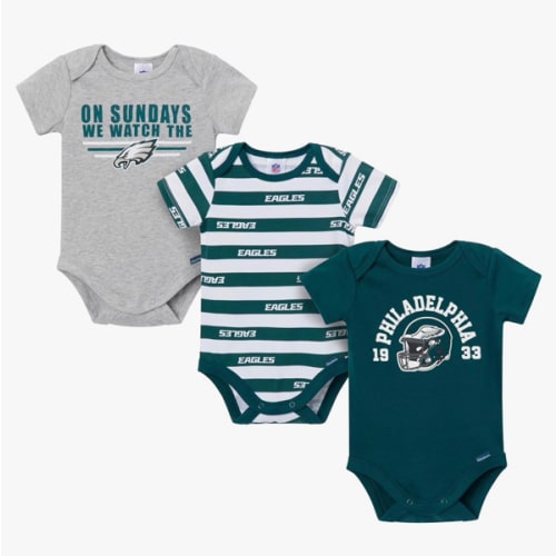 Gerber NFL baby-boys Nfl 3-pack Onesie Bodysuit