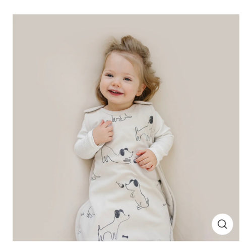 4 Season® Ultimate Baby Sleep Bag, Merino Wool & Organic Cotton, Puppy