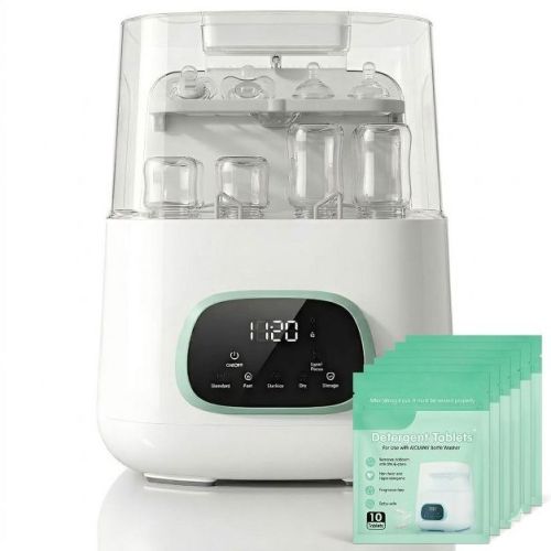 Kmaier All in One Baby Bottle Care Machine Wash,Sanitize And Dry